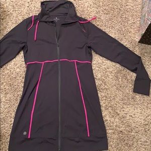 Athleta zip up long jacket